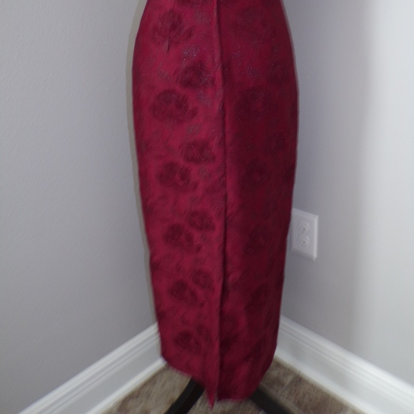 XOXO Dresses Sz 3 Burgundy Rose Formal Dress - Picture 4 of 6